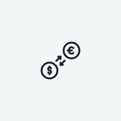 Currency vector icon illustration sign