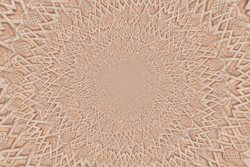 Arab background remanding to Islam culture. Design created using droste effect on a 13th century...