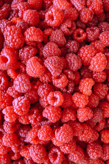 Fresh raspberry closeup backround