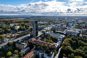 Obraz premium Tallinn, Estonia Business District