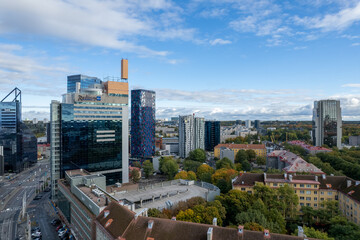 Fototapeta premium Tallinn, Estonia Business District