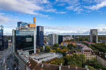 Fototapeta premium Tallinn, Estonia Business District