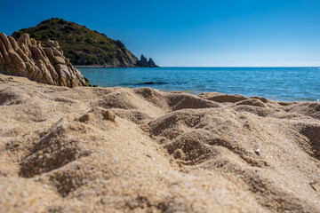 Cala Monte Turno, Sardinia, in a summer day