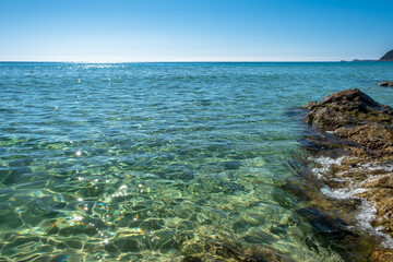 Cala Monte Turno, Sardinia, in a summer day