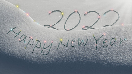 Ruins of a ruined fortress under the snow