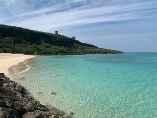 Obraz premium 来間島 来間大橋 来間港 ビーチ 宮古島 宮古列島 沖縄県