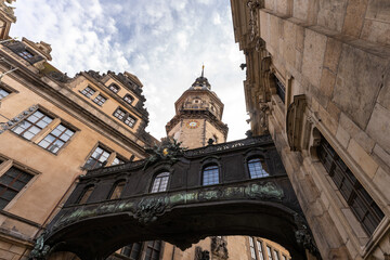 Dresden &Uuml;bergang Schloss Hofkirche