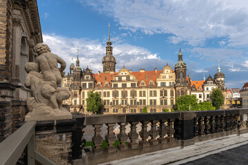 Fototapeta na wymiar Blick vom Zwinger Dresden