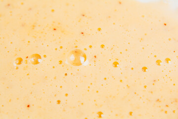 Closeup texture of the face and body product. Texture background and selfcare trend