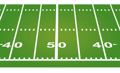American football field. vector illustration 