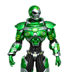 space knight in white background