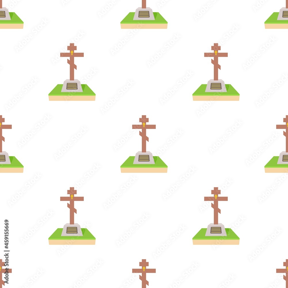 Poster christian grave pattern seamless background texture repeat wallpaper geometric vector