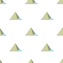 Louvre pyramid pattern seamless background texture repeat wallpaper geometric vector