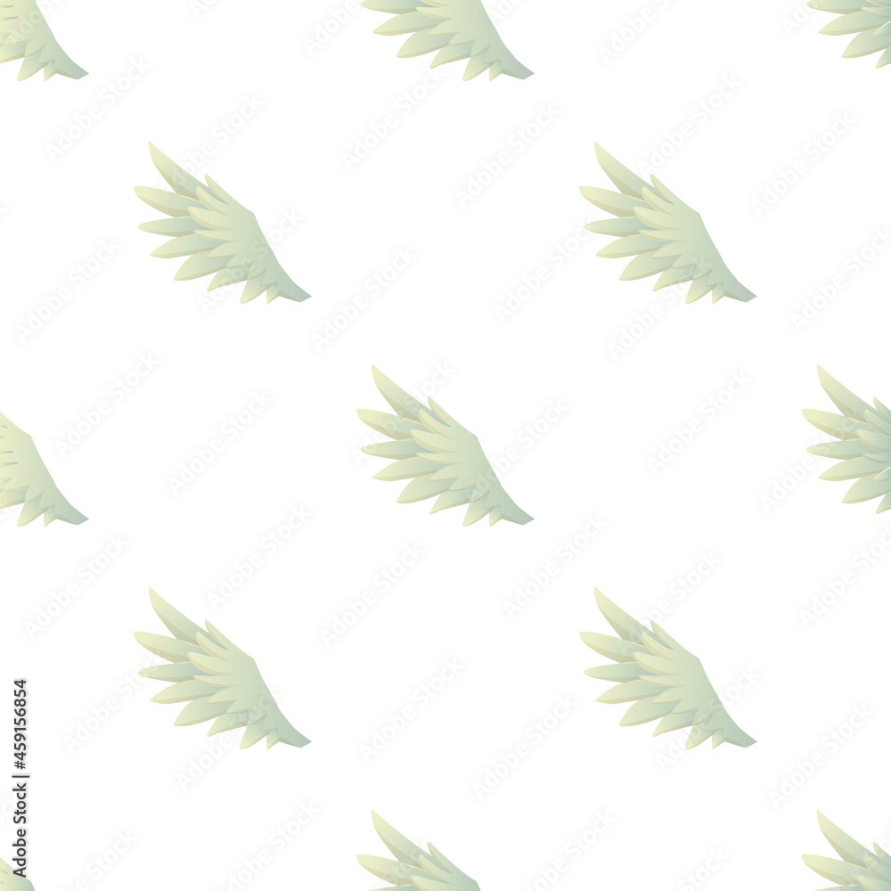 Poster feather wing pattern seamless background texture repeat wallpaper geometric vector