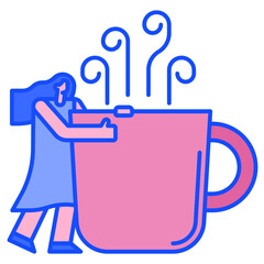 Obraz premium relaxing icon