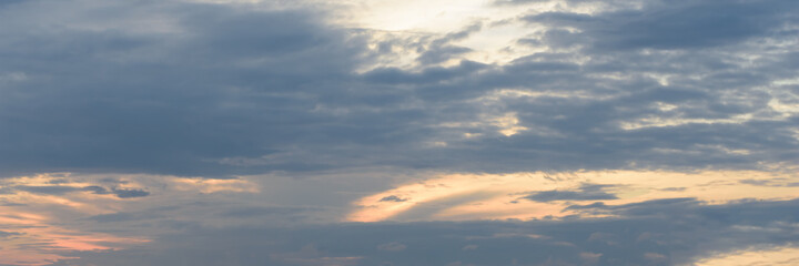 Naklejka na ściany i meble Sunset sky texture as background
