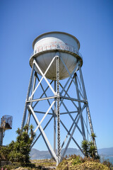 Water tower at Alcatraz Prion