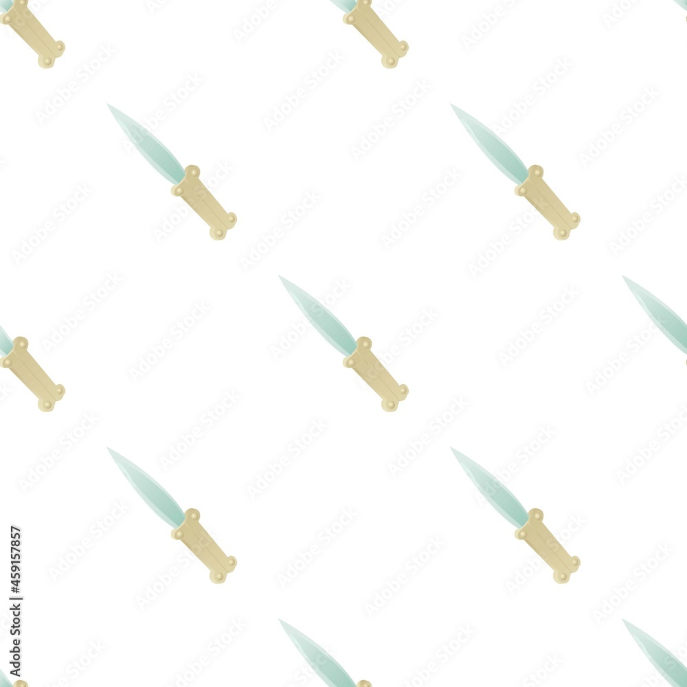 Poster dagger pattern seamless background texture repeat wallpaper geometric vector