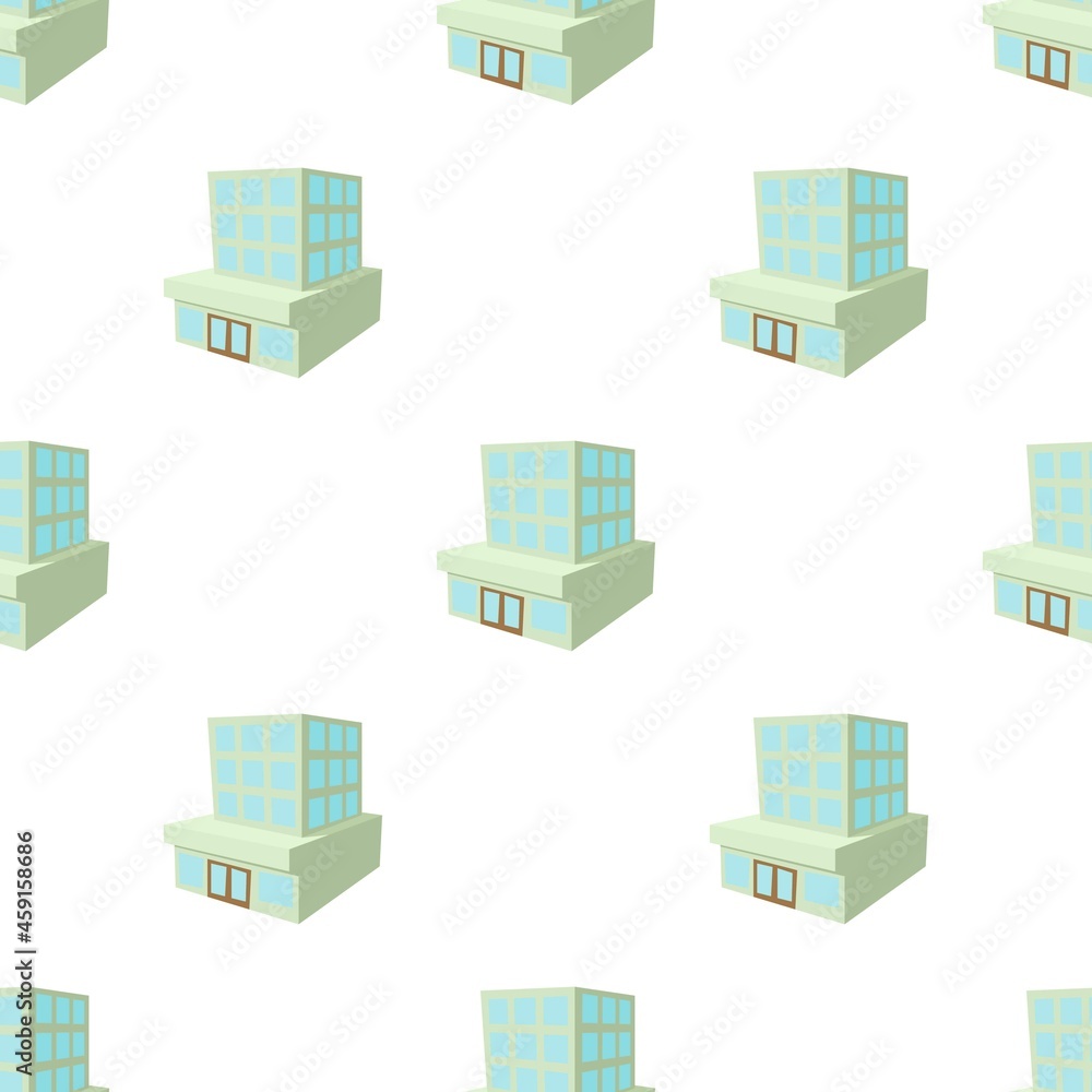 Poster building pattern seamless background texture repeat wallpaper geometric vector
