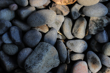 Close-up view of Beach rock texture for industrial background