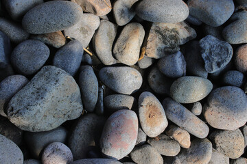 Close-up view of Beach rock texture for industrial background