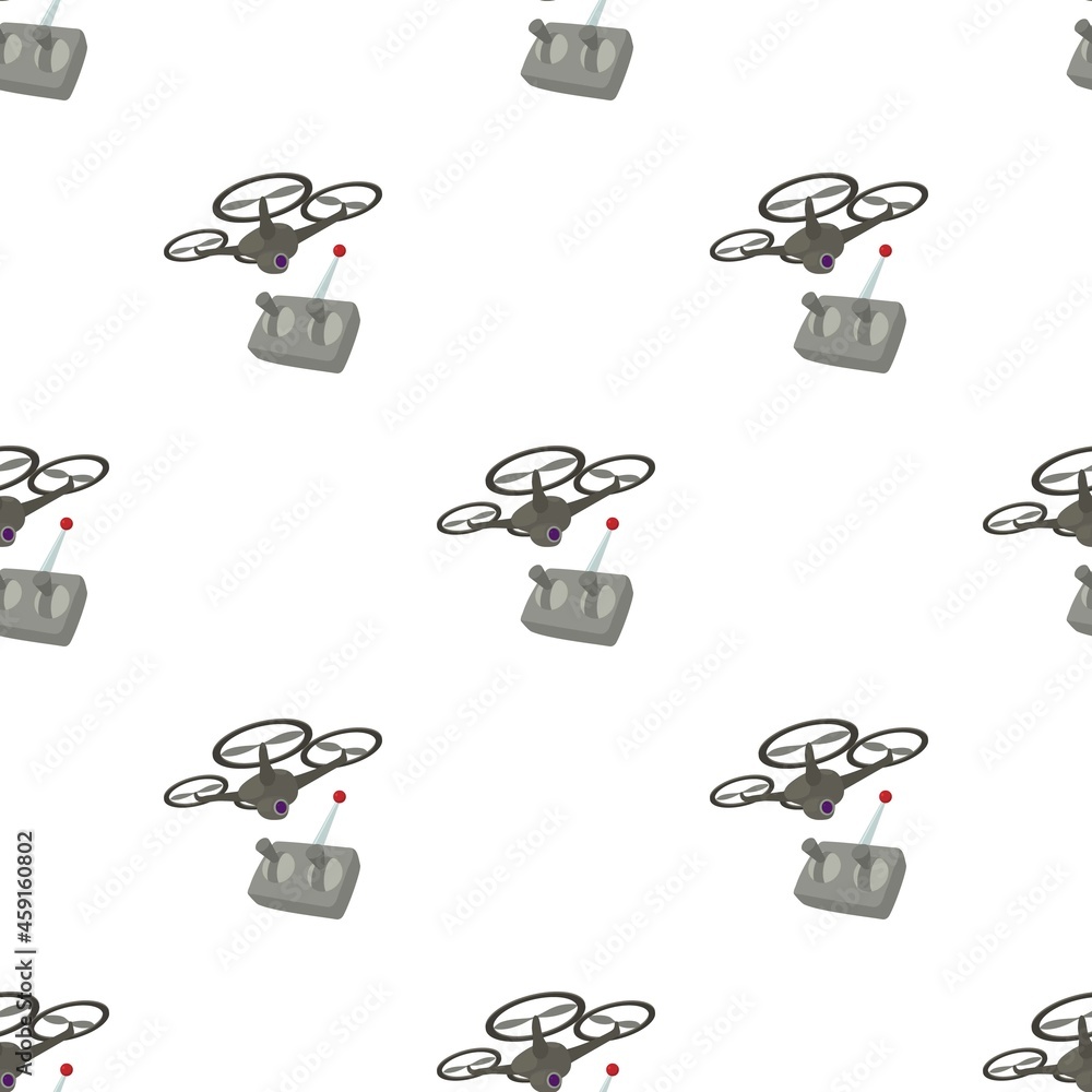 Poster rc helicopter pattern seamless background texture repeat wallpaper geometric vector