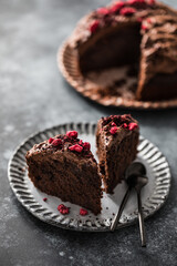 heart shaped cake