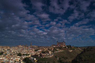 archtektura budynki toledo widok miasto