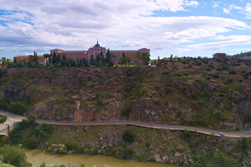 Fototapeta premium archtektura budynki toledo widok miasto