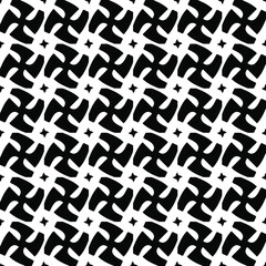 floral seamless pattern background.Geometric ornament for wallpapers and backgrounds. Black and white pattern.