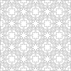  floral pattern background.Repeating geometric pattern from striped elements. Black pattern. 