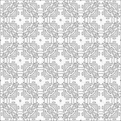  floral pattern background.Repeating geometric pattern from striped elements. Black pattern. 