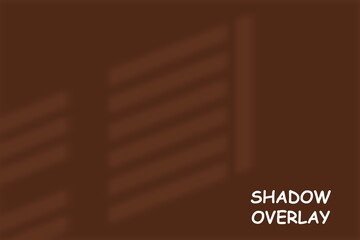 shadow overlay background. windows shadow and ventilation hole backdrop graphic vector design