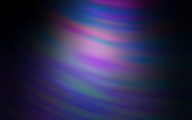 Dark Pink, Blue vector pattern with curved lines.