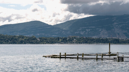 le lac de Genève déborde, crue de juillet 2021