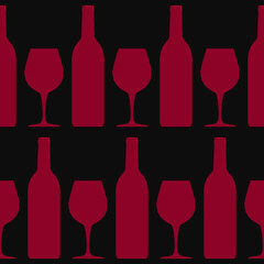 Wine pattern. 