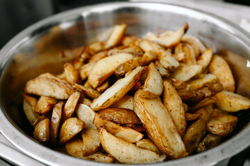 potatoes in a bowl