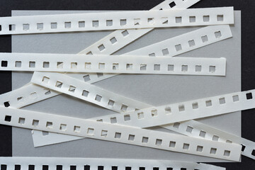 paper scrap on a paper background