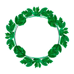 figs leaves watercolor wreath. Template for wedding invitation and save the date cards.