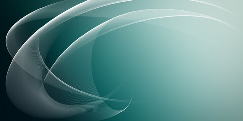 Color light green abstract waves design 