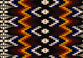 Geometric ethnic pattern. Design for background, fabric, carpet, wallpaper, clothing.