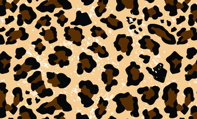 Leopard pattern design, vector background