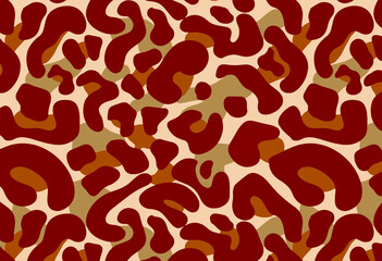 Leopard pattern design, vector background