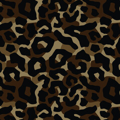 Leopard pattern design, vector background