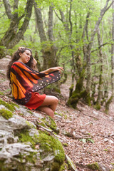 Samahin nature forest dryad mythology origin to Halloween by celtics . a fairy custome legend