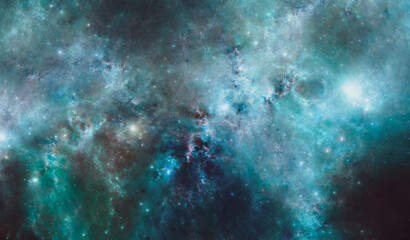 Fototapeta na wymiar Sci Fi Nebula #38 - High Resolution 13k - High Contrast and intense