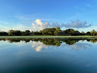 drainage canal in Florida swamps
