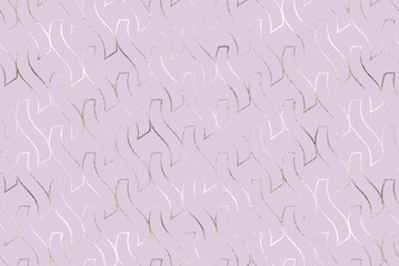 Fototapeta premium Geometric seamless pattern decorative shapes tiles.