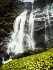 Bomburu Ella waterfall in Uduhawara, Sri Lanka