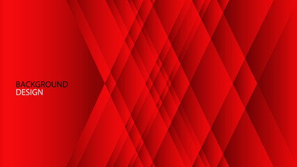 Red abstract background design, geometric texture vector can be used in cover background, banner, flyer, poster, book, website background, brochure, wallpaper, backdrop. Red backgrond design